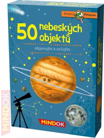 Mindok HRA kvízová Expedice Příroda: 50 nebeských objektů naučná Mindok HRA kvízová Expedice Příroda: 50 nebeských objektů naučná