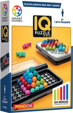 Mindok HRA logická SMART IQ PUZZLE PRO hlavolamy (společenská hra)