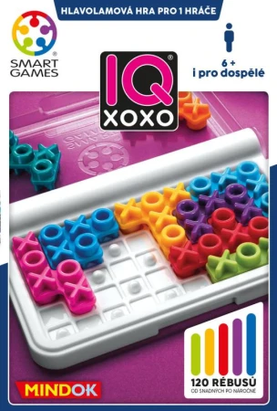 Mindok HRA logická SMART IQ XOXO hlavolamy (společenská hra)