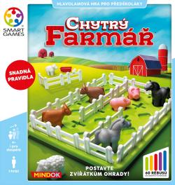 Mindok HRA SMART Chytrý farmář hlavolam pro 1 hráče