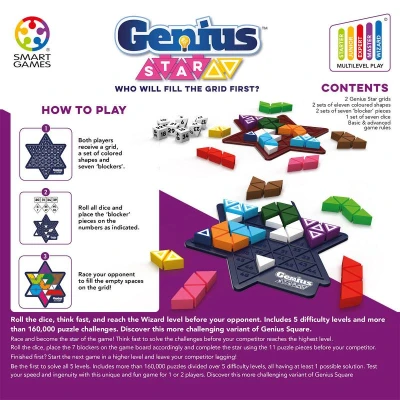 Mindok HRA Smart Genius star logická (společenská hra)