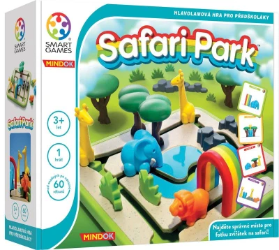 Mindok HRA Smart Safari Park 60 rébusů Mindok HRA Smart Safari Park 60 rébusů