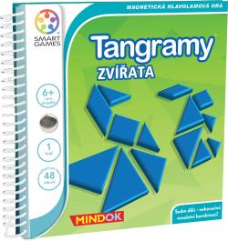 Mindok Hra SMART Tangramy cestovní skládačka Zvířata