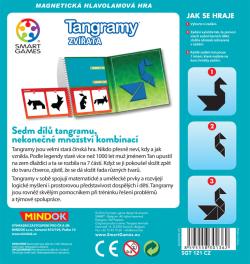Mindok Hra SMART Tangramy cestovní skládačka Zvířata