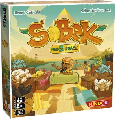 Mindok HRA Sobek pro 2 hráče (společenská hra)