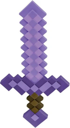Minecraft meč fialový kouzelný 51cm replika zbraně plast Minecraft meč fialový kouzelný 51cm replika zbraně plast