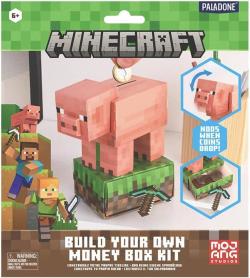 Minecraft pokladnička prasátko kreativní set výroba kasičky karton
