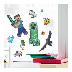 Minecraft samolepky na sklo sada