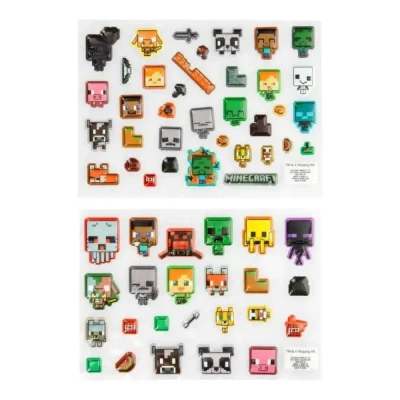 Minecraft vinylové nálepky 3D efekt
