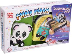 Mini Mani Panda interaktivní set pěnové zvířátko na kolečkách + kniha s aplikací