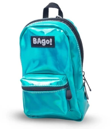 Minibatůžek BAgo! dětský 12x17cm s karabinkou klíčenka 6 druhů