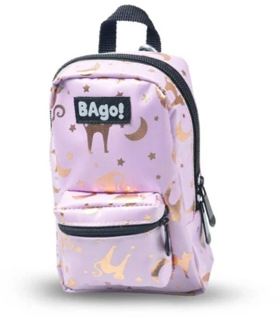 Minibatůžek BAgo! dětský 12x17cm s karabinkou klíčenka 6 druhů