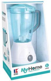 Mixér dětský modro-bílý 25cm na baterie plast Světlo Zvuk