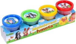 Modelína 50g Krtek (Krteček) dětská modelovací hmota v kelímku set 4ks