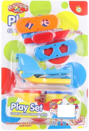 Modelína set 2 kelímky s nožíkem a nástroji kreativní set na kartě Modelína set 2 kelímky s nožíkem a nástroji kreativní set na kartě