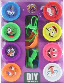 Modelína veselá kreativní set 8 kelímků s tvořítky