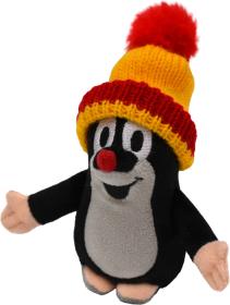 Moravská ústředna Krtek (Krteček) 12cm červeno-žlutý kulich PLYŠ