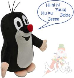 Moravská ústředna Krtek (Krteček) 16cm mluvící na baterie plyš Zvuk Moravská ústředna Krtek (Krteček) 16cm mluvící na baterie plyš Zvuk