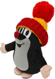 Moravská ústředna Krtek (Krteček) 20cm červeno-žlutý kulich PLYŠ