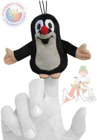 Moravská ústředna Krtek (krteček) prstový maňásek 8 cm