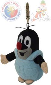 Moravská ústředna Krtek (krteček) s karabinou 10 cm (plyšová hračka)