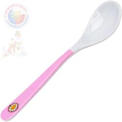 Moravská ústředna Malá lžička 15cm Krtek (Krteček) růžová