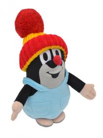 Moravská Ústredna MORAVSKÁ ÚSTREDNA Krtek 20 cm, kalhotky, kulich červeno-žlutý, plyšová hračka