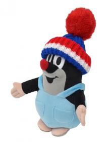 Moravská ústredna MORAVSKÁ ÚSTREDNA Krtek 20 cm, kalhotky, kulich modrý-trilokora, plyšová hračka