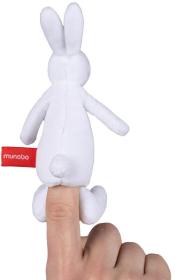 Moravská ústředna PLYŠ Králík Bobek prstový maňásek (Bob a Bobek)