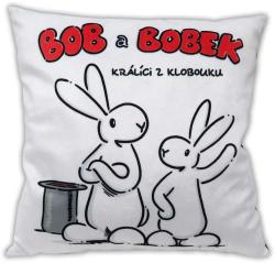Moravská ústředna Polštář Bob a Bobek 30x30cm bílý Moravská ústředna Polštář Bob a Bobek 30x30cm bílý
