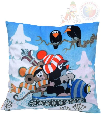 Moravská ústredňa Vankúš Krteček a skúter (Krteček) 30x30cm plyš Moravská ústredňa Vankúš Krteček a skúter (Krteček) 30x30cm plyš