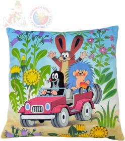 Moravská ústředna Polštář Krtek Jeep (Krteček) 30x30cm PLYŠ Moravská ústředna Polštář Krtek Jeep (Krteček) 30x30cm PLYŠ