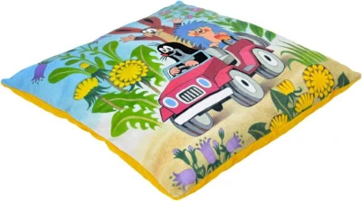 Moravská ústředna Polštář Krtek Jeep (Krteček) 30x30cm PLYŠ