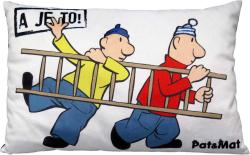 Moravská ústředna Polštář Pat a Mat Žebřík 40x30cm A je to! PLYŠ Moravská ústředna Polštář Pat a Mat Žebřík 40x30cm A je to! PLYŠ