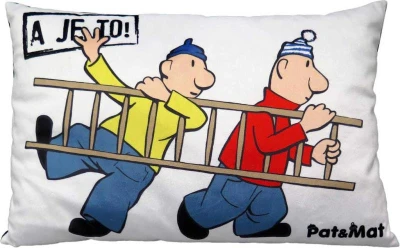 Moravská ústredňa Vankúš Pat a Mat Rebrík 40x30cm A je to! PLYŠ Moravská ústredňa Vankúš Pat a Mat Rebrík 40x30cm A je to! PLYŠ