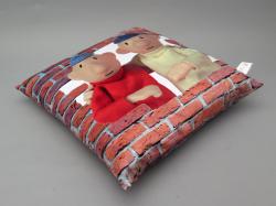 Moravská ústředna Polštář Pat a Mat Zeď 30x30cm PLYŠ