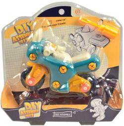 Motorka barevná na šroubování 16cm set s nástrojem k sestavení plast