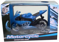 Motorka závodní motocykl kovový 11cm se stojánkem 4 barvy