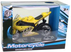 Motorka závodní motocykl kovový 11cm se stojánkem 4 barvy