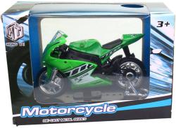 Motorka závodní motocykl kovový 11cm se stojánkem 4 barvy