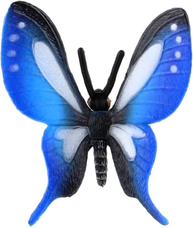 Motýl tropický Papilio / Otakárek modrý 5cm zvířátko plastová figurka Zooted Motýl tropický Papilio / Otakárek modrý 5cm zvířátko plastová figurka Zooted