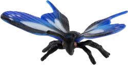 Motýl tropický Papilio / Otakárek modrý 5cm zvířátko plastová figurka Zooted