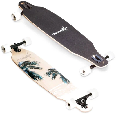 MUUWMI Longboard ABEC 7 BEACH skateboard s grafikou MUUWMI Longboard ABEC 7 BEACH skateboard s grafikou