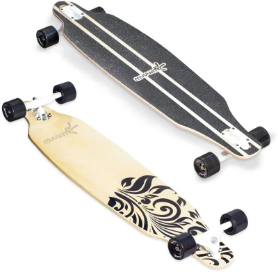 MUUWMI Longboard ABEC 7 WOOD skateboard s grafikou MUUWMI Longboard ABEC 7 WOOD skateboard s grafikou