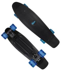 Muuwmi NoRules Skateboard ABEC 5 FUN černo modrý Muuwmi NoRules Skateboard ABEC 5 FUN černo modrý