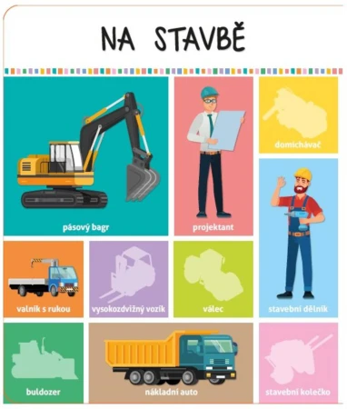 Mých prvních 100 slov Svět dopravy Učení a zábava se samolepkami