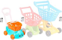 Nákupní vozík kočička set s košíkem plast v síťce