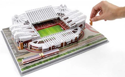 NANOSTAD 3D Puzzle model futbalový štadión Manchester United anglicko 186 dielikov