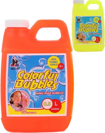 Náplň náhradná 500 ml do bublifuku plastový kanister 2 farby Náplň náhradná 500 ml do bublifuku plastový kanister 2 farby