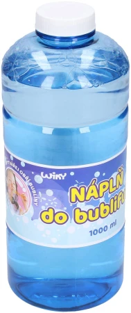 Náplň náhradní do bublifuku 1 litr plastová láhev 2 barvy